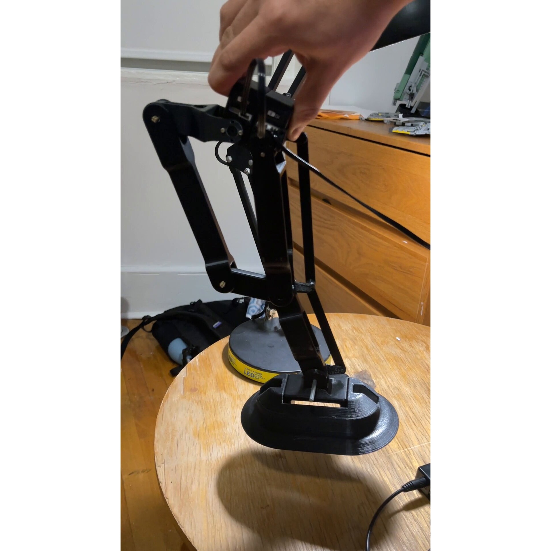 Video frame of the functional leg